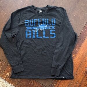 47 Men's Black Buffalo Bills Long Sleeve Tee